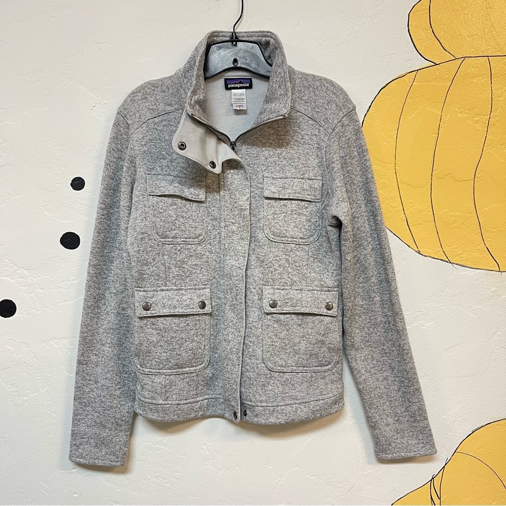 Patagonia Zip Up Sweater Size Medium